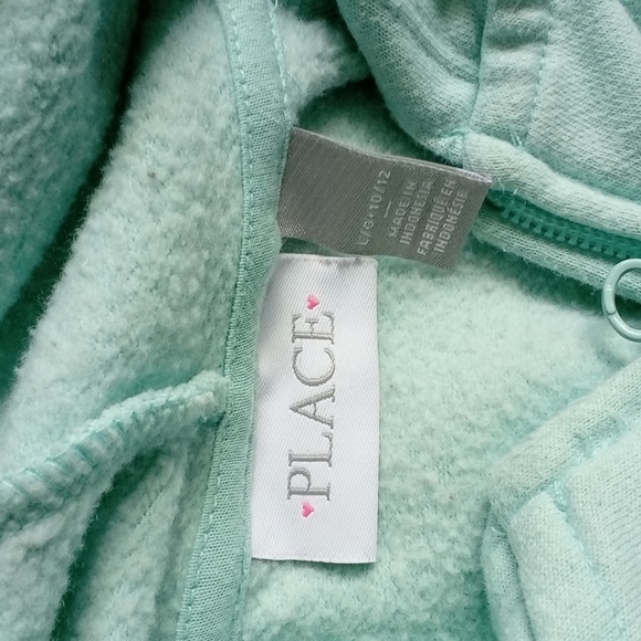 Girl power sparkly mint green hoodie - Picture 7 of 8